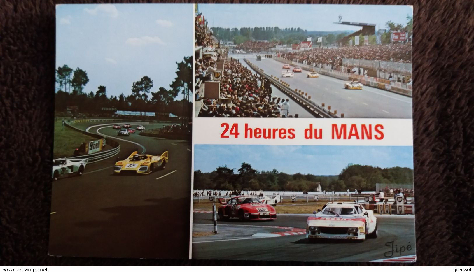 CPM LE MANS SARTHE CIRCUIT DES 24 HEURES ED JIE 262 MULTI VUES VOITURE DE SPORT - Le Mans
