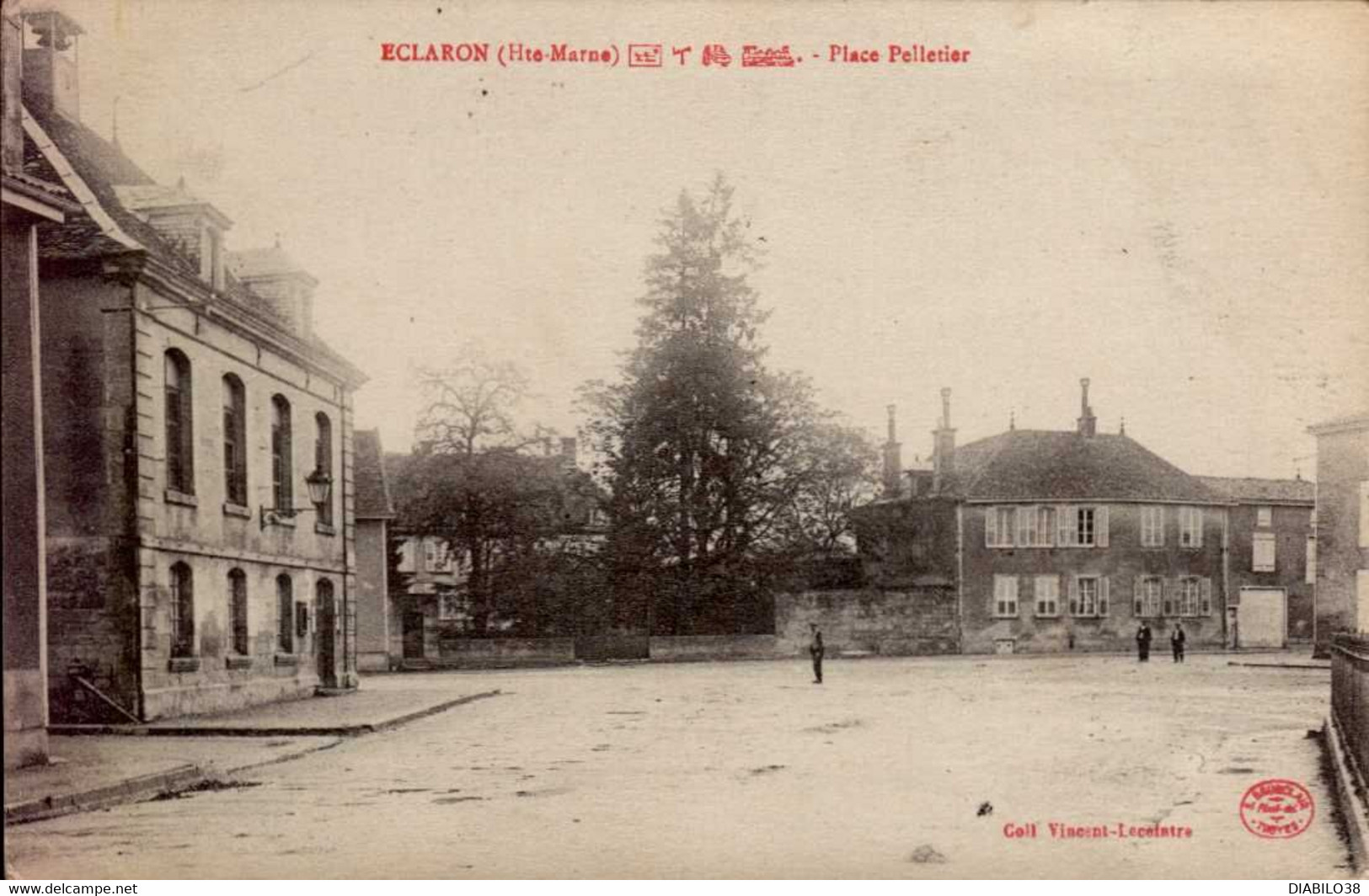 ECLARON       ( HAUTE MARNE )      PLACE PELLETIER - Eclaron Braucourt Sainte Liviere