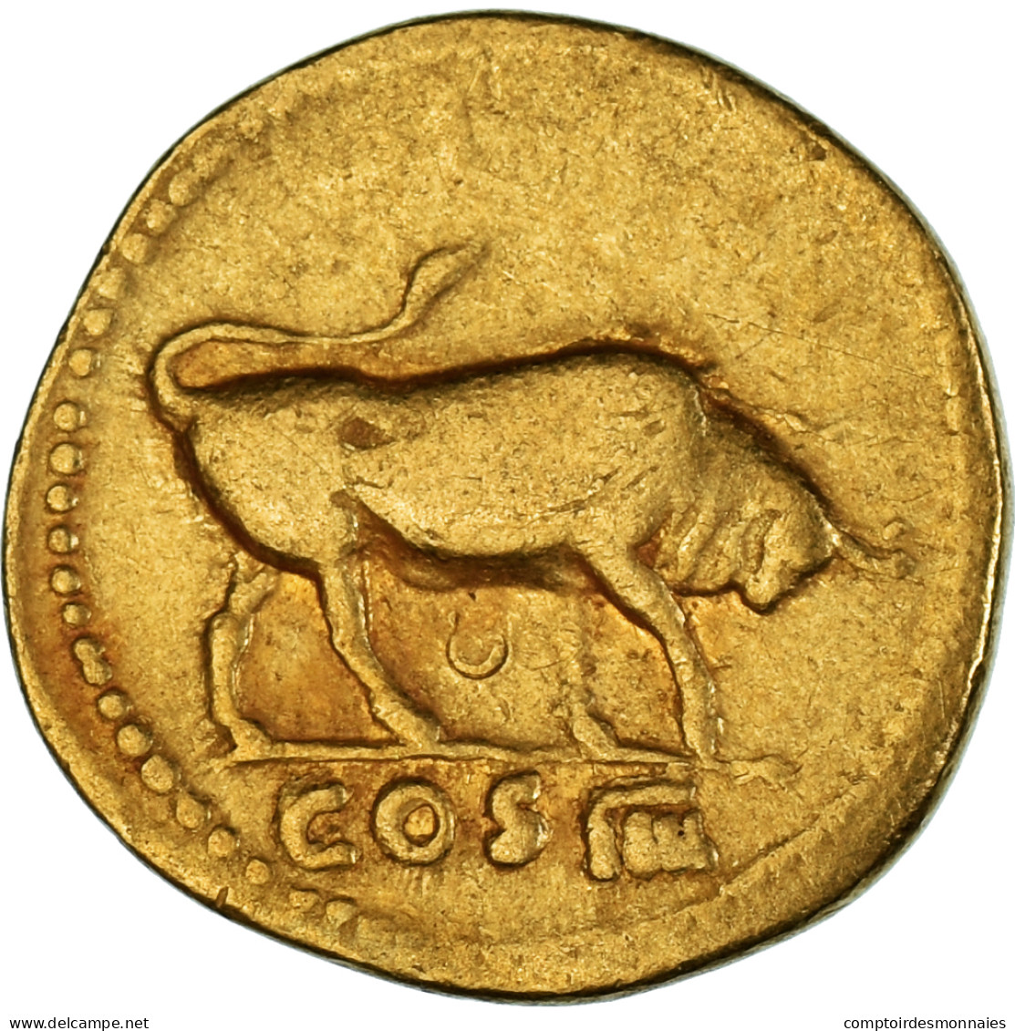Monnaie, Titus, Aureus, 75, Rome, TB+, Or, RIC:II.1 780 - La Dinastia Flavia (69 / 96)
