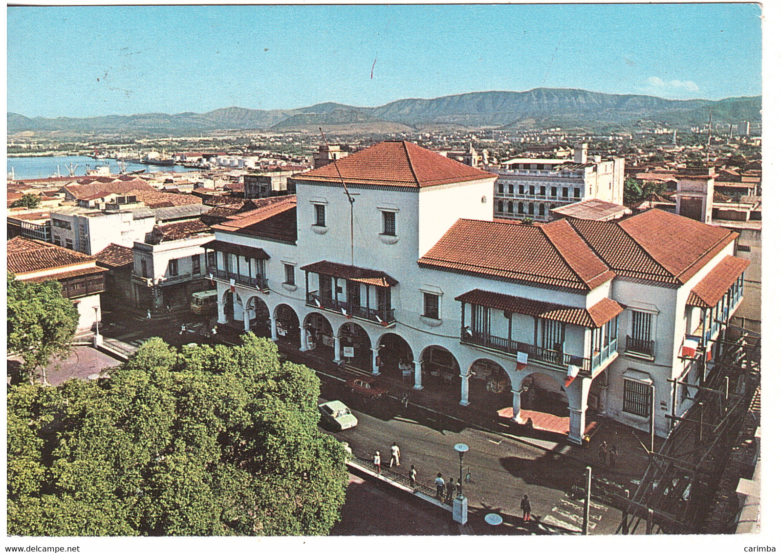 CARTOLINA PER ITALIA SANTIAGO DE CUBA - Storia Postale