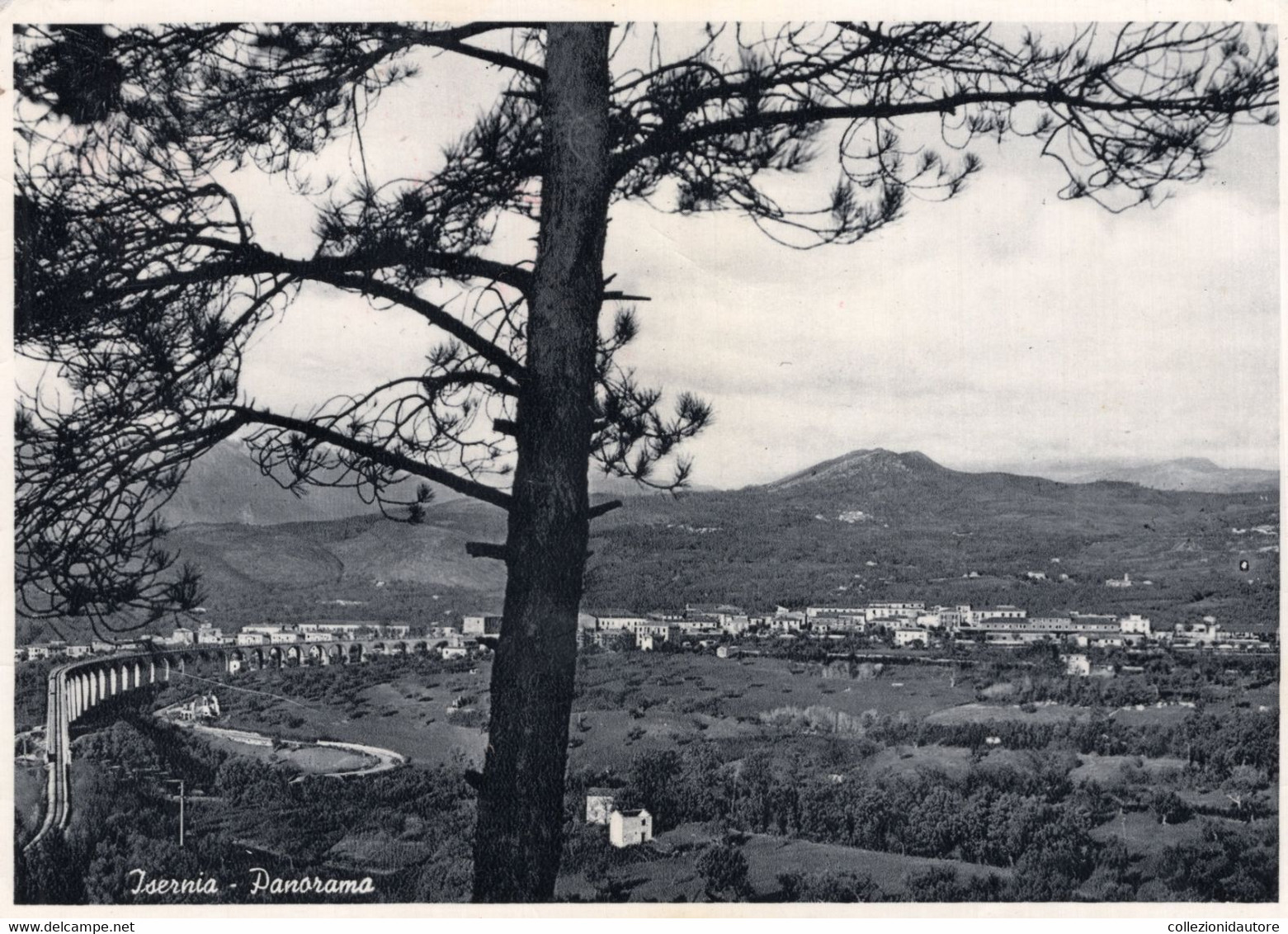 ISERNIA - PANORAMA - CARTOLINA FG SPEDITA NEL 1957 - Isernia