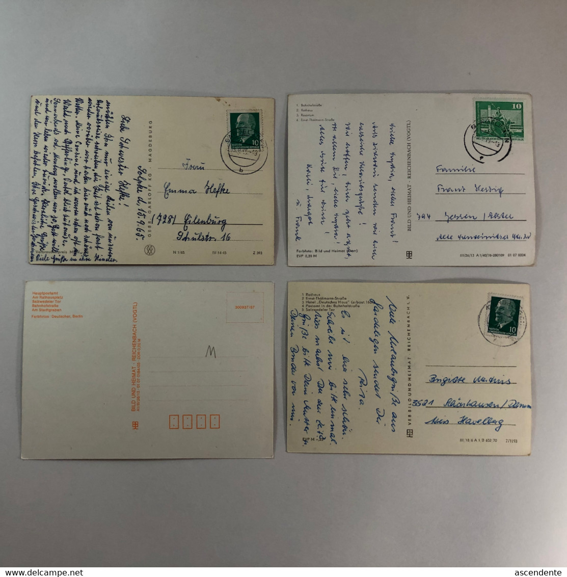 Lot Of 4 Gardelegen Postcards. Deutschland, Germany. - Gardelegen