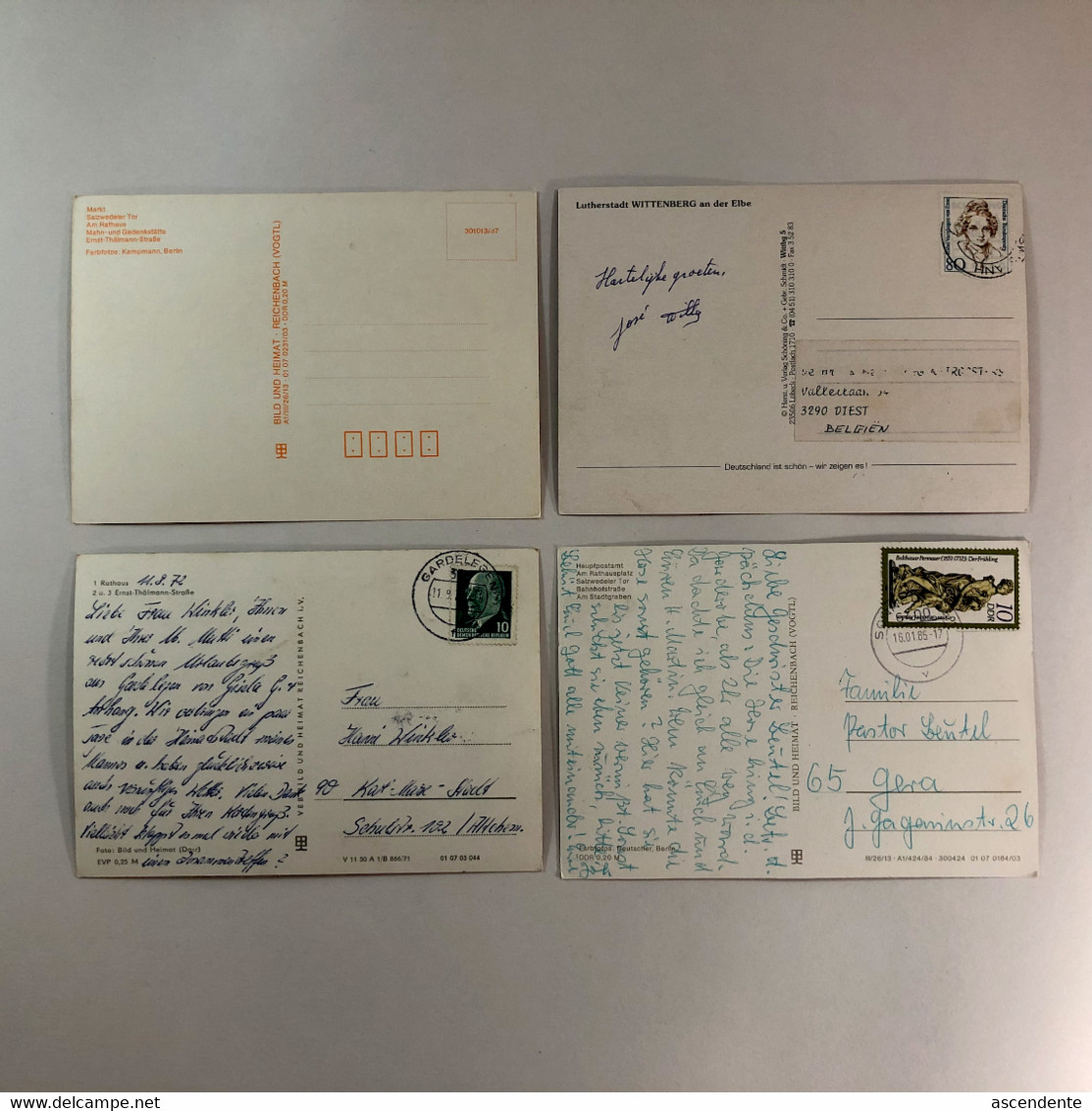 Lot Of 4 Gardelegen Postcards. Deutschland, Germany. - Gardelegen