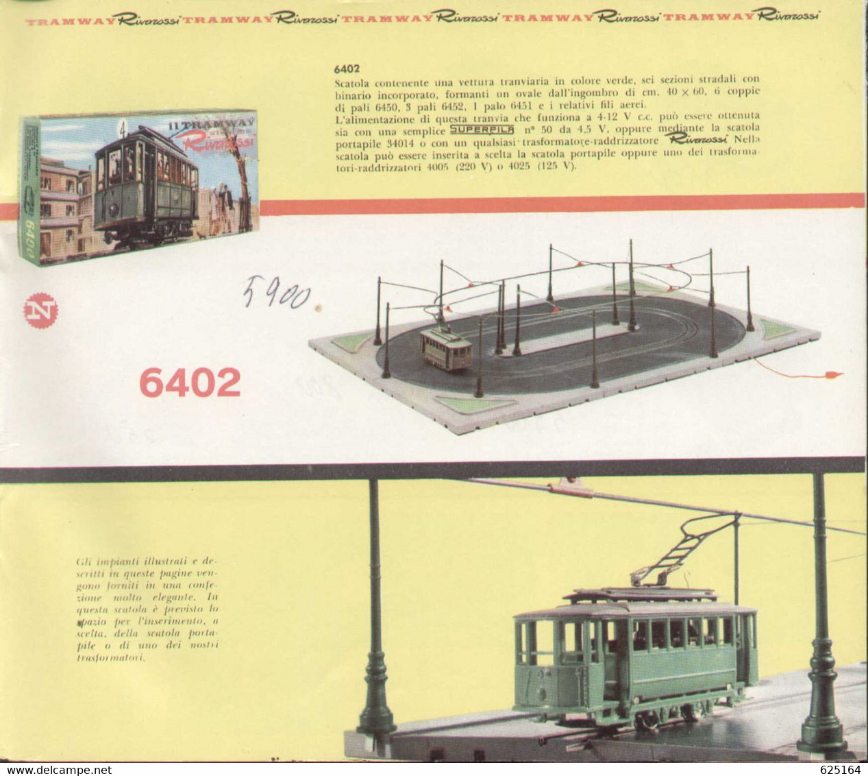 Catalogue RIVAROSSI 1965/66  (TRIX)  Italian Edition - En Italien - Non Classificati