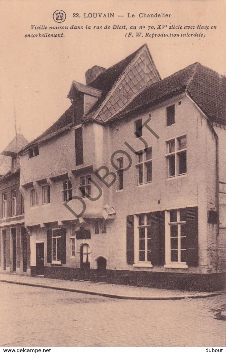 Postkaart - Carte Postale - Leuven - Le Chandelier - Rue De Diest (C3602) - Leuven