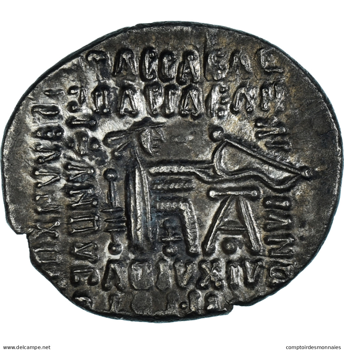 Monnaie, Royaume Parthe, Artaban IV, Drachme, 10-38 AD, Ecbatane, TTB+, Argent - Oriental