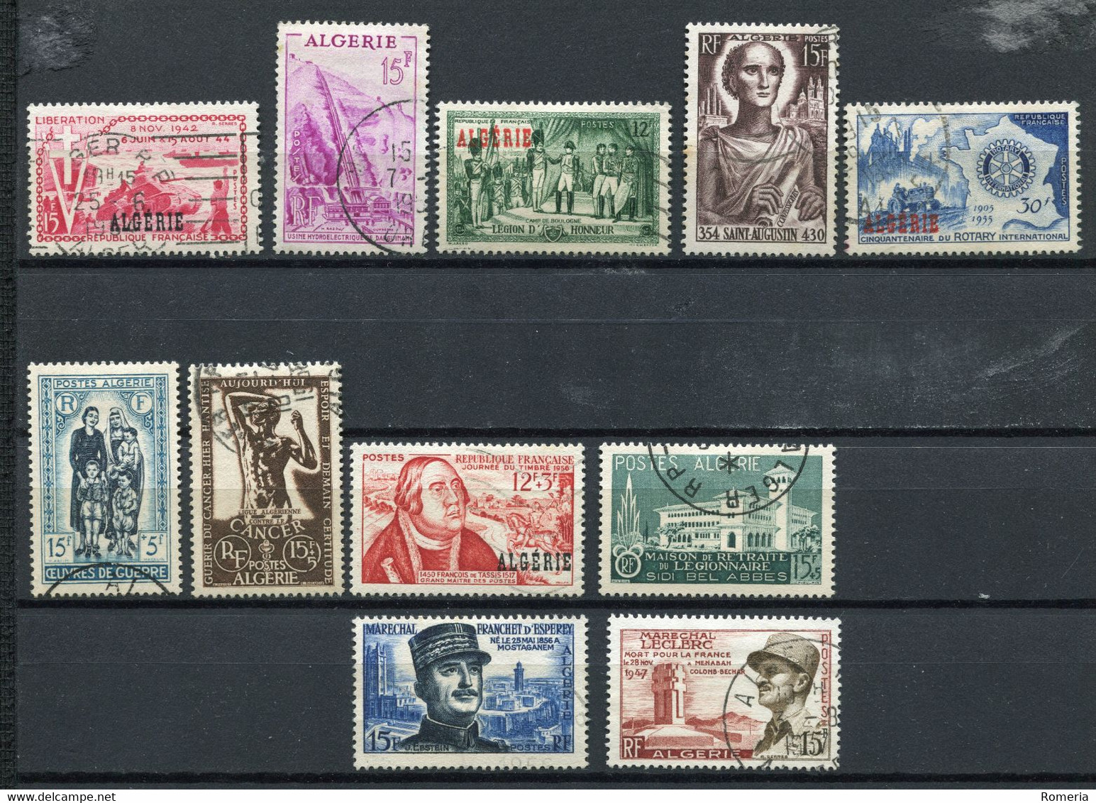 Algérie - 1938 -> 1956 - Lot Timbres * TC Et Oblitérés - Nºs Dans Description - Gebruikt