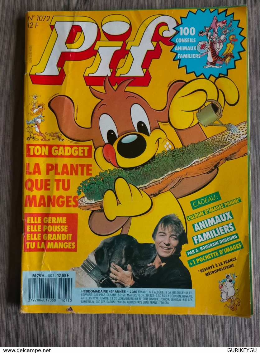 PIF GADGET N°1072 Jeu Vidéo SEGA  Poster PIF ET HERCULE  1989 Alain BOUGRAIN DUBOURG - Pif & Hercule