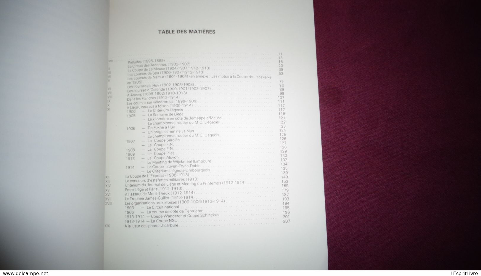 AU TEMPS DES PHARES A CARBURE Gaspard Motocyclisme Huy Moto FN Saroléa De Dion Bouton Minerva Wanderer Indian Scaldis - Moto