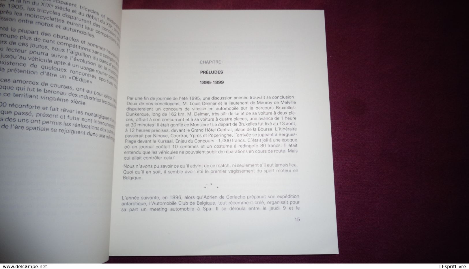 AU TEMPS DES PHARES A CARBURE Gaspard Motocyclisme Huy Moto FN Saroléa De Dion Bouton Minerva Wanderer Indian Scaldis - Moto