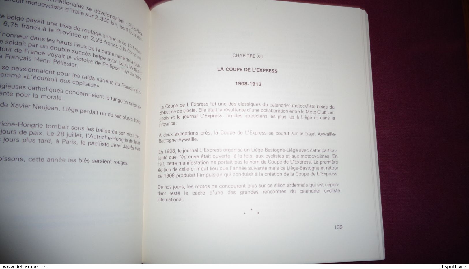 AU TEMPS DES PHARES A CARBURE Gaspard Motocyclisme Huy Moto FN Saroléa De Dion Bouton Minerva Wanderer Indian Scaldis