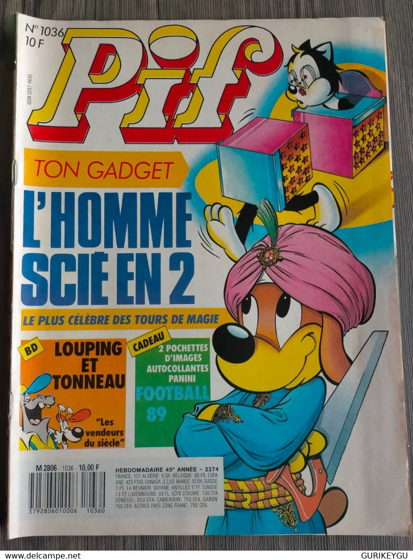 PIF GADGET N° 1036 DOCTEUR JUSTICE Naples Des Enfants Perdus 1989 - Pif & Hercule