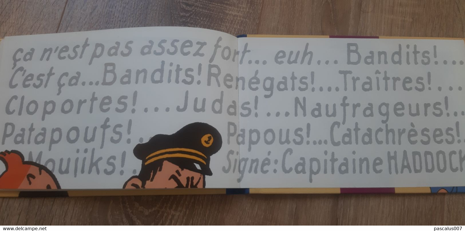 B01-418 Livre Hergé Tintin Le Haddock Illustré Albert Algoud 94 Pages Casterman Moulinsart - Hergé