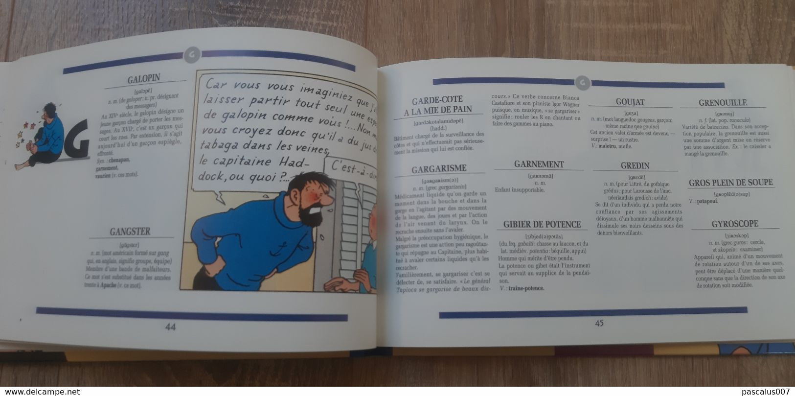 B01-418 Livre Hergé Tintin Le Haddock Illustré Albert Algoud 94 Pages Casterman Moulinsart