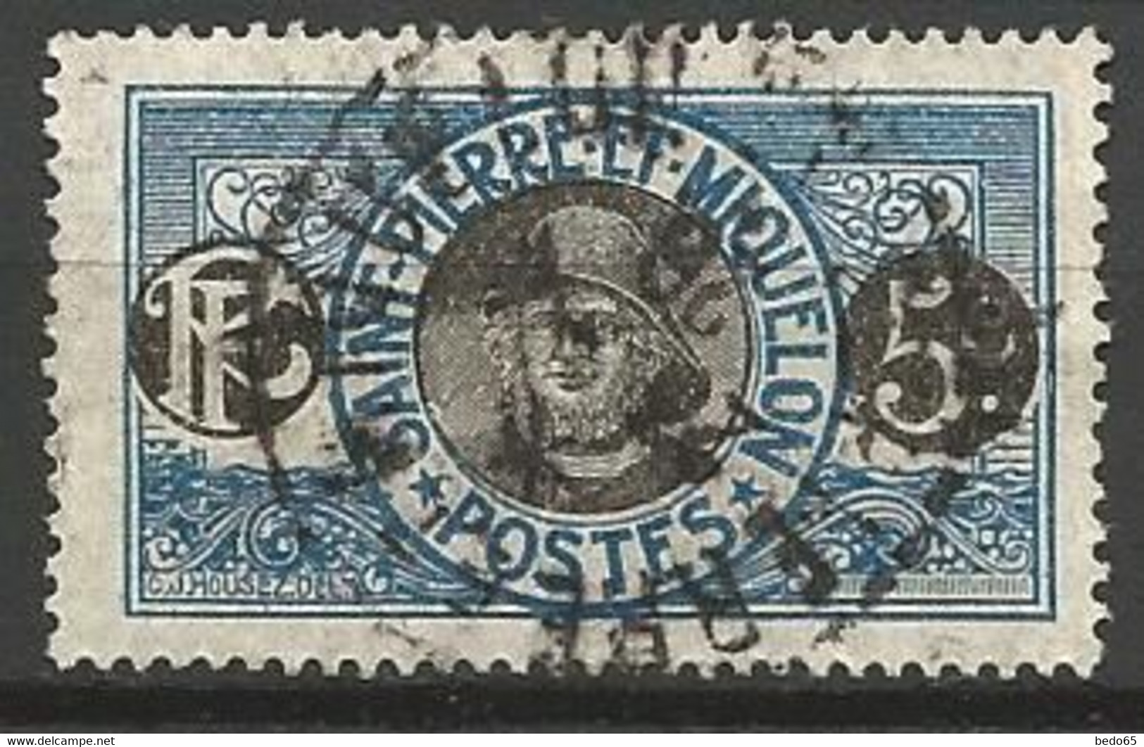 ST PIERRE ET MIQUELON N° 107 CACHET ST PIERRE ET MIQUELON - Used Stamps