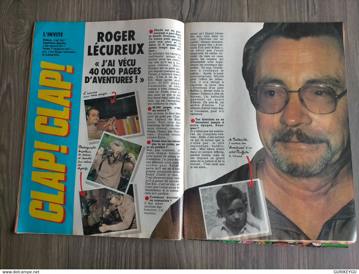 PIF GADGET N° 803 POSTER INDOCHINE Roger LECUREUX 1984 - Pif & Hercule