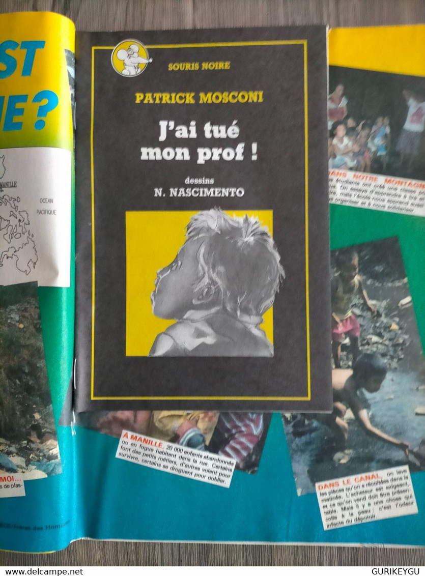 PIF GADGET N 1009 Pub NESQUIK GROQUIK JEAN JACQUES GOLDMAN Supplément Souris Noire " J'ai Tué Mon Prof " NASCIMENTO 1988 - Pif & Hercule