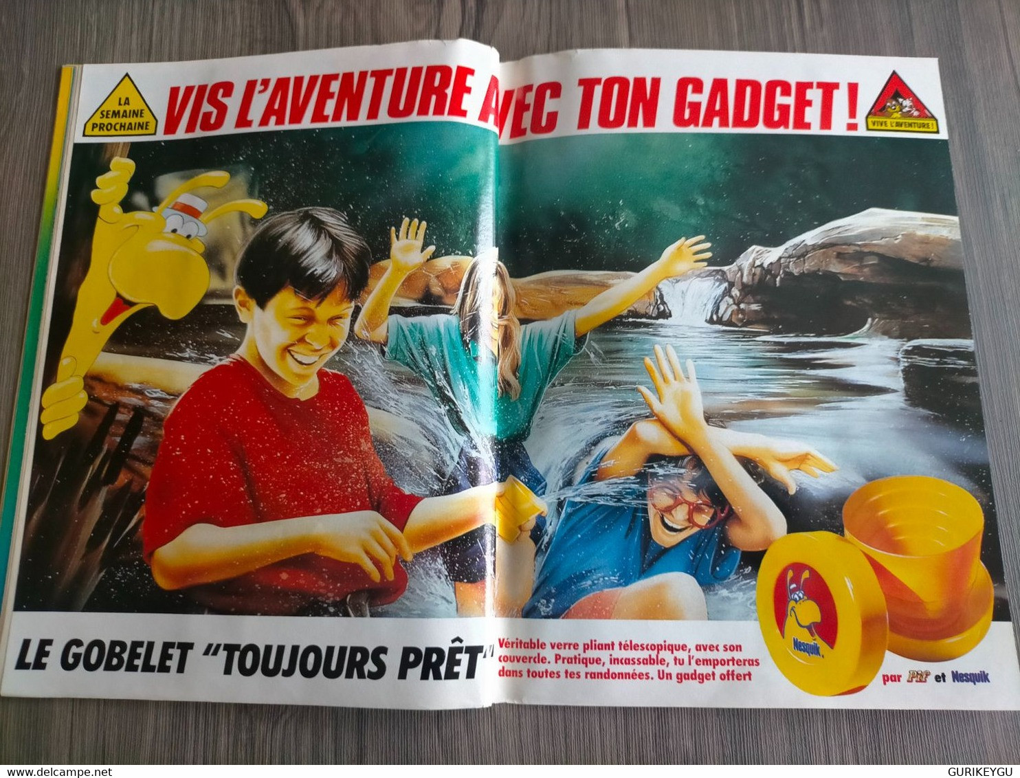 PIF GADGET N 1009 Pub NESQUIK GROQUIK JEAN JACQUES GOLDMAN Supplément Souris Noire " J'ai Tué Mon Prof " NASCIMENTO 1988 - Pif & Hercule