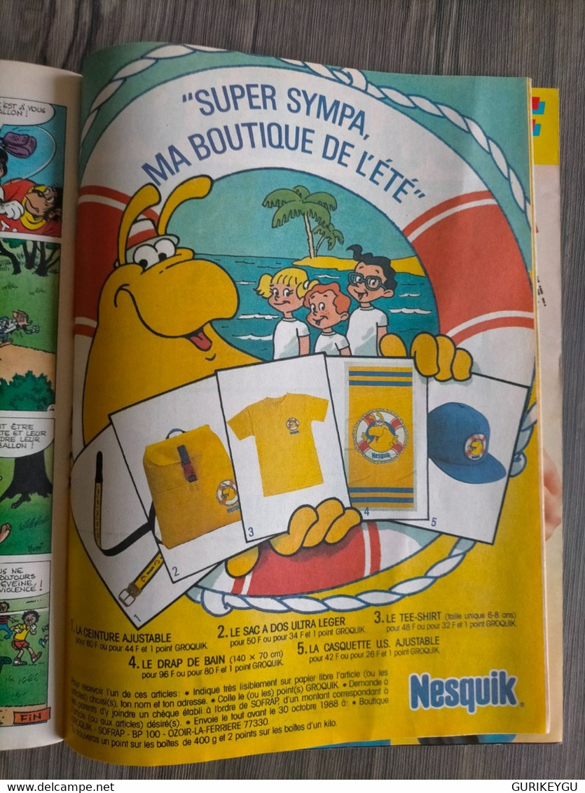 PIF GADGET N° 1003 Pub NESQUIK  1988 Poster MAC GYVER Spécial HERCULE - Pif & Hercule