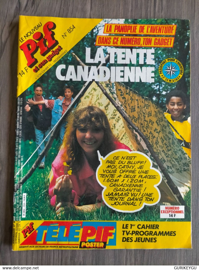 PIF GADGET N° 854 De 1985 - Pif & Hercule