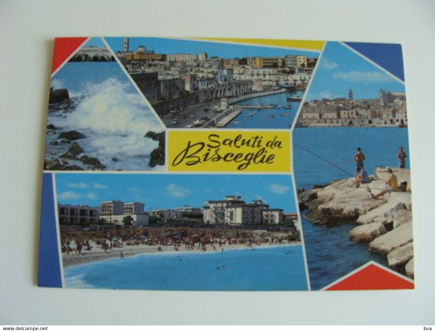 SALUTI  DA BISCEGLIE     PUGLIA    VIAGGIATA  COME DA FOTO - Bisceglie