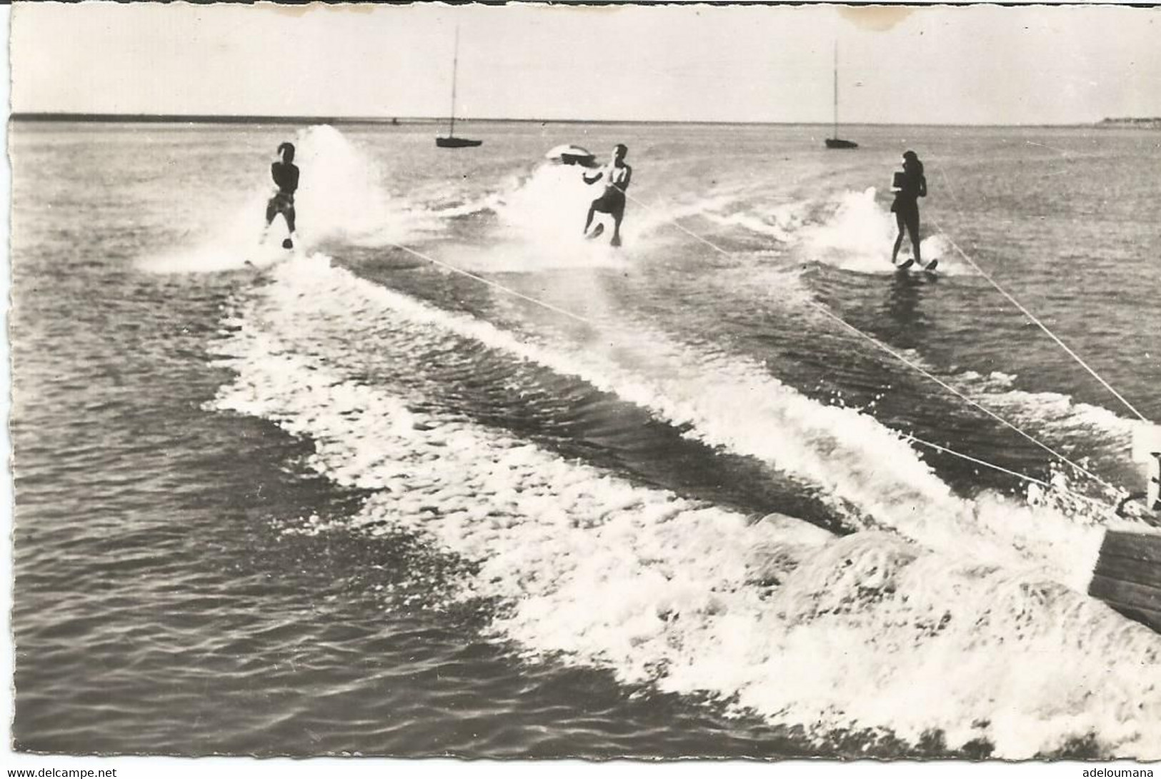 LE TOUQUET  - ECOLE DE SKI EN BAIE DE CANCHE  -  WATER - SKI - Water-skiing