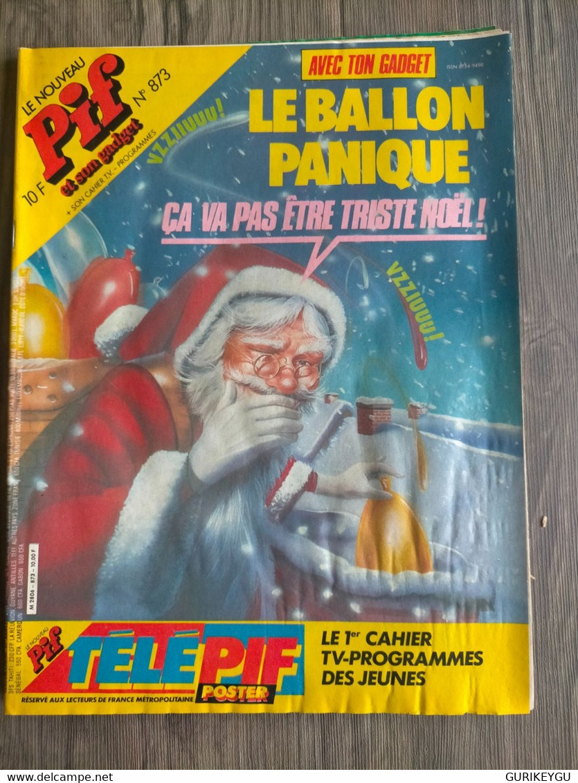 PIF GADGET N° 873 De 1985 Pub BANANIA - Pif & Hercule