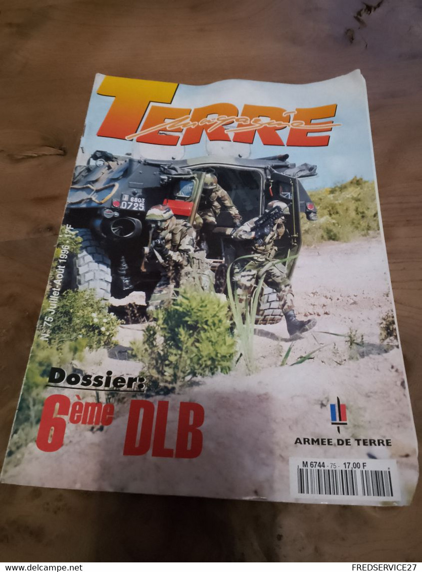 76/ TERRE MAGAZINE SOMMAIRE EN PHOTO N° 75 1996 6 EME DLB - Wapens