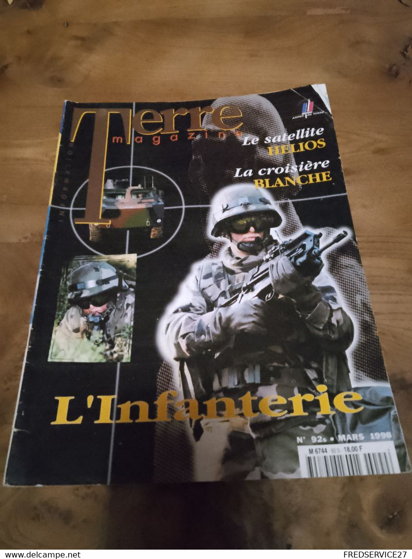 76/ TERRE MAGAZINE SOMMAIRE EN PHOTO N° 92 S 1998 LE SATELLITE HELLIOS / LA CROISIERE BLANCHE - Weapons