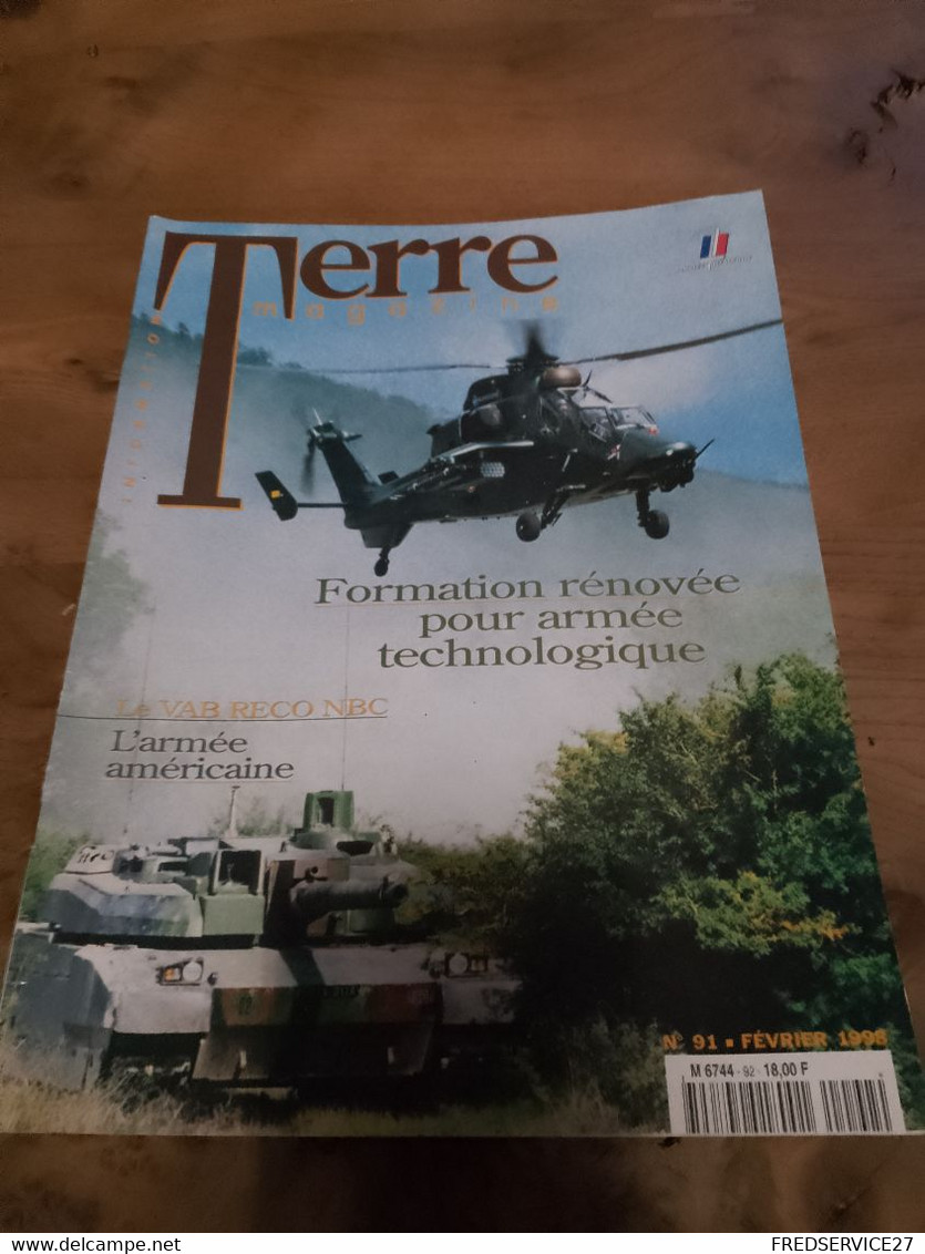 76/ TERRE MAGAZINE SOMMAIRE EN PHOTO N° 92 1998 FORMATION RENOVEE POUR ARMEE TECHNOLOGIQUE - Armas