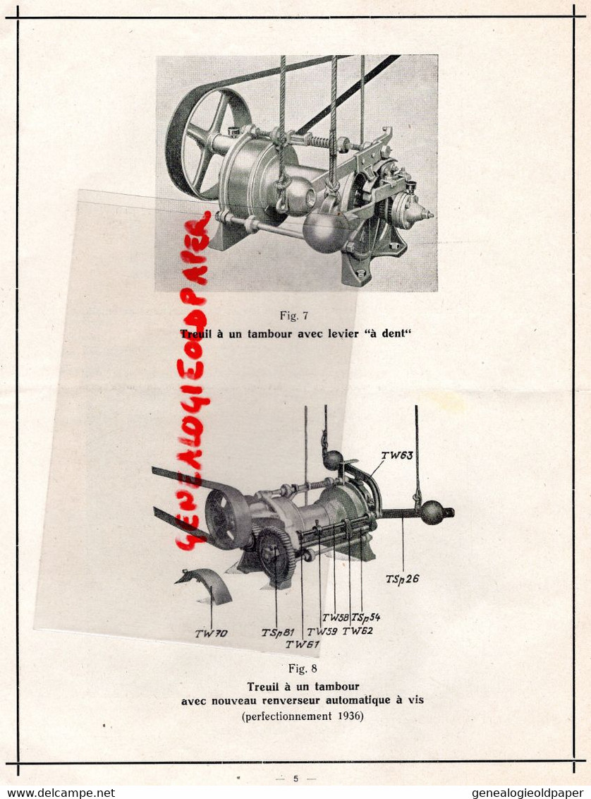 68-COLMAR-03-MOULINS-RARE PUBLICITE BRENCKMANN ITTEL-DECHARGEURS AGRICULTURE- ETS. CHAMBON 10 PLACE REPUBLIQUE 1936 - Landwirtschaft