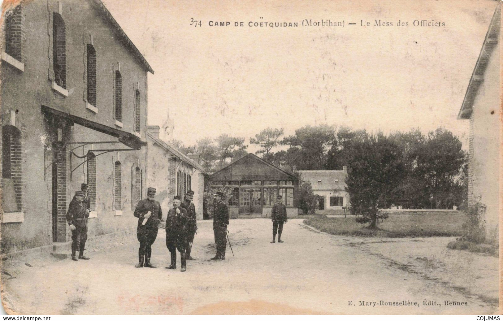 56 - COETQUIDAM - S11263 - Camp - Le Mess Des Officiers - Militaires - En L'état - L1 - Guer Coetquidan