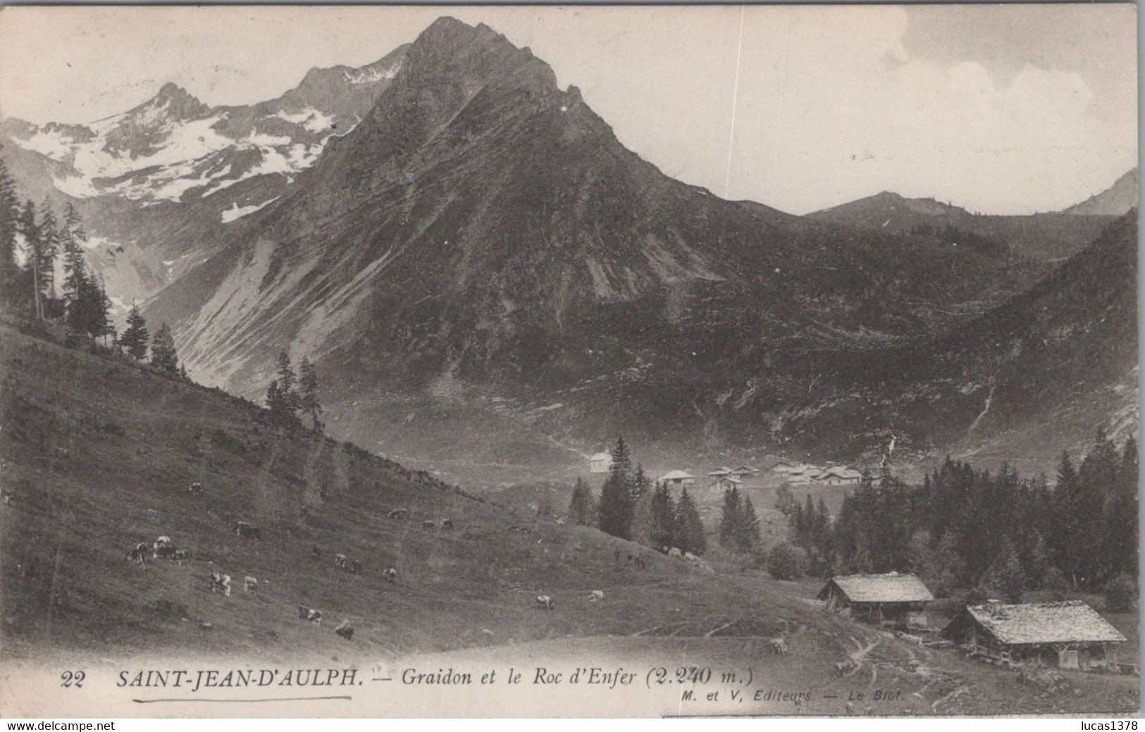 74  / SAINT JEAN D AULPH GRAIDON ET LE ROC D ENFER 2240M - Saint-Jean-d'Aulps