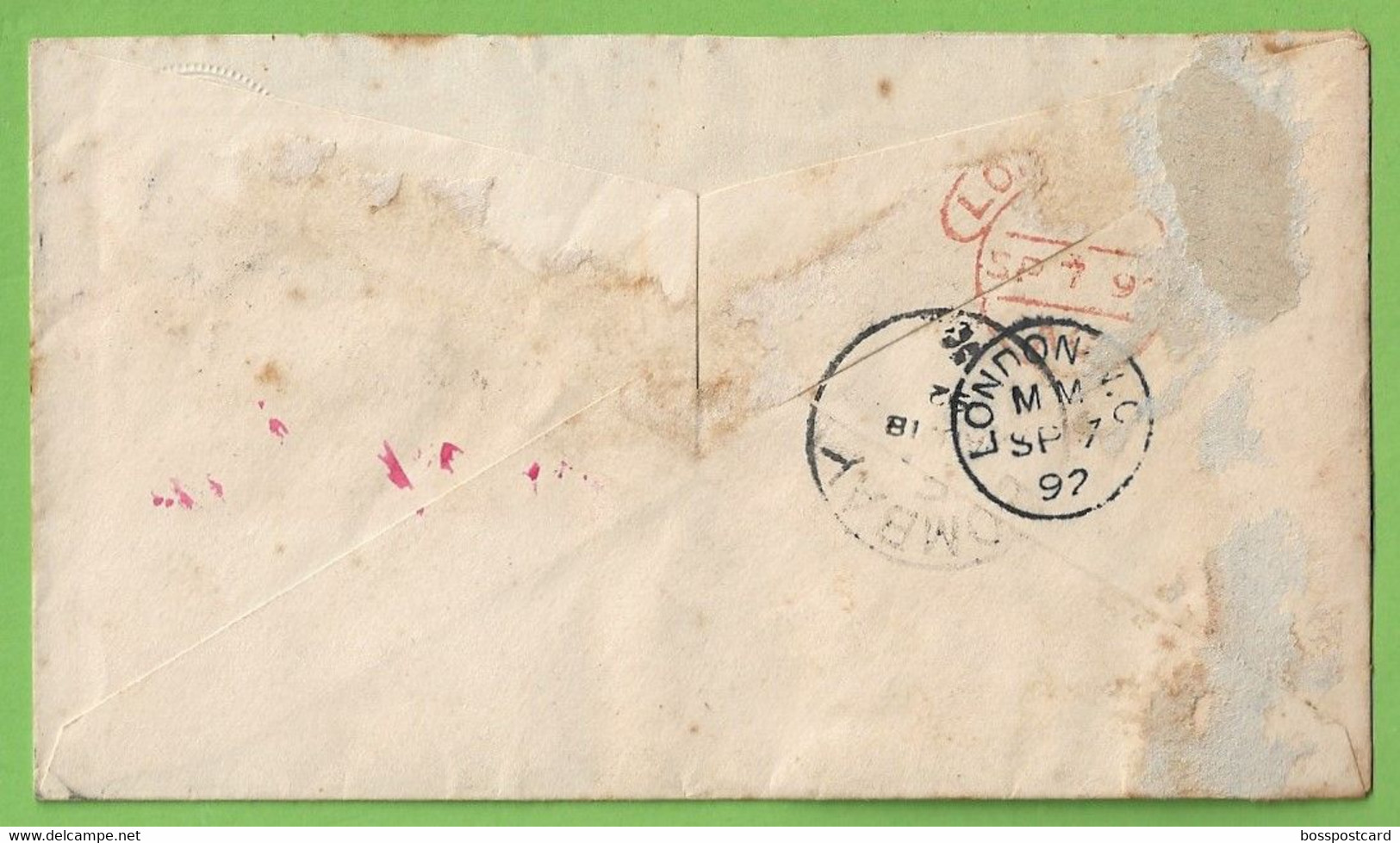 História Postal - Filatelia - Stamps - Timbres - Fragment - Cover - Letter - Philately - London - England - India - Autres & Non Classés