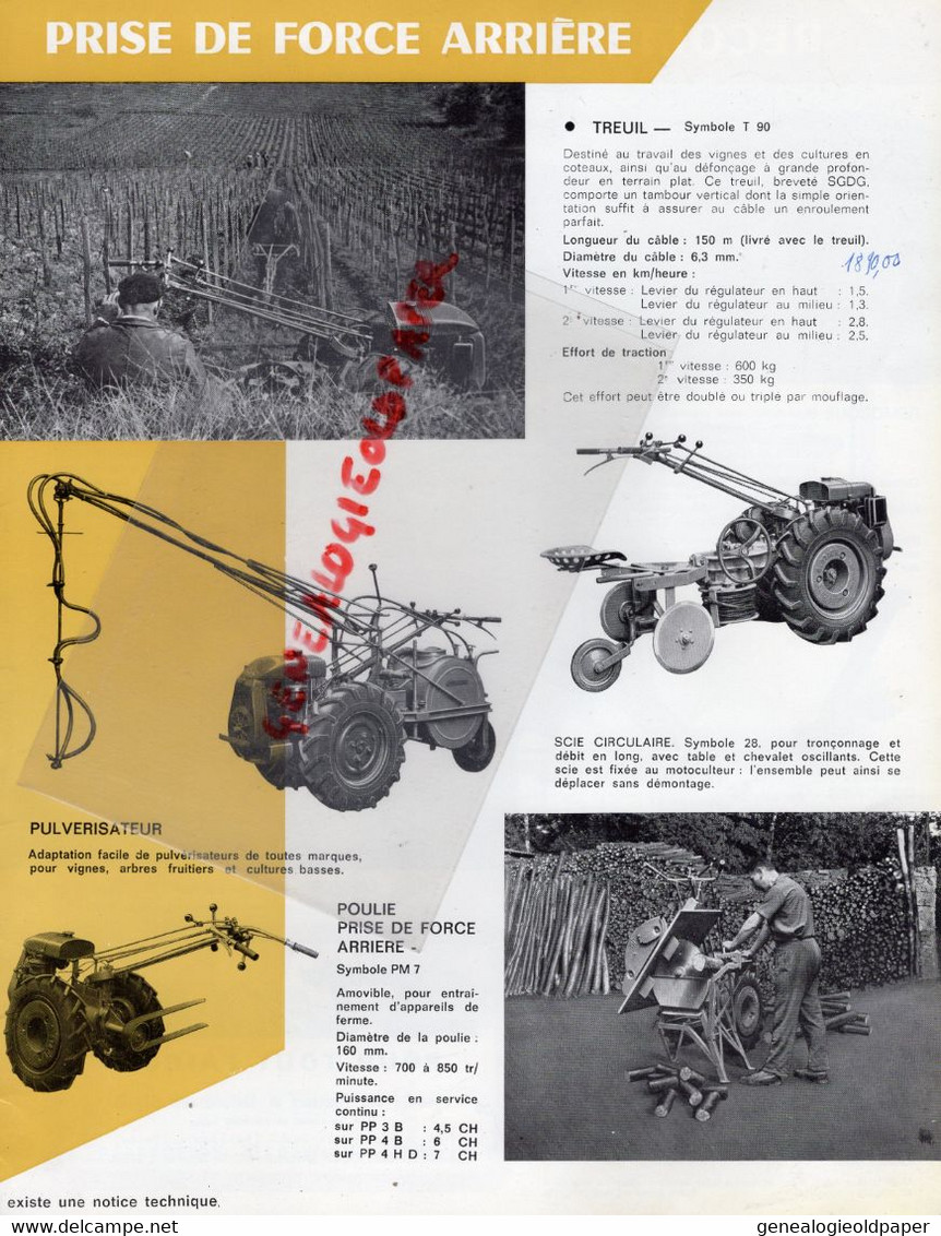 92- COURBEVOIE-RARE CATALOGUE STAUB -TRACTEUR MOTOCULTEUR-FAUCHEUSE-SEMOIR-CHARRUE-FRAISE BRABANT-CULTIVATEUR-BINEUSE