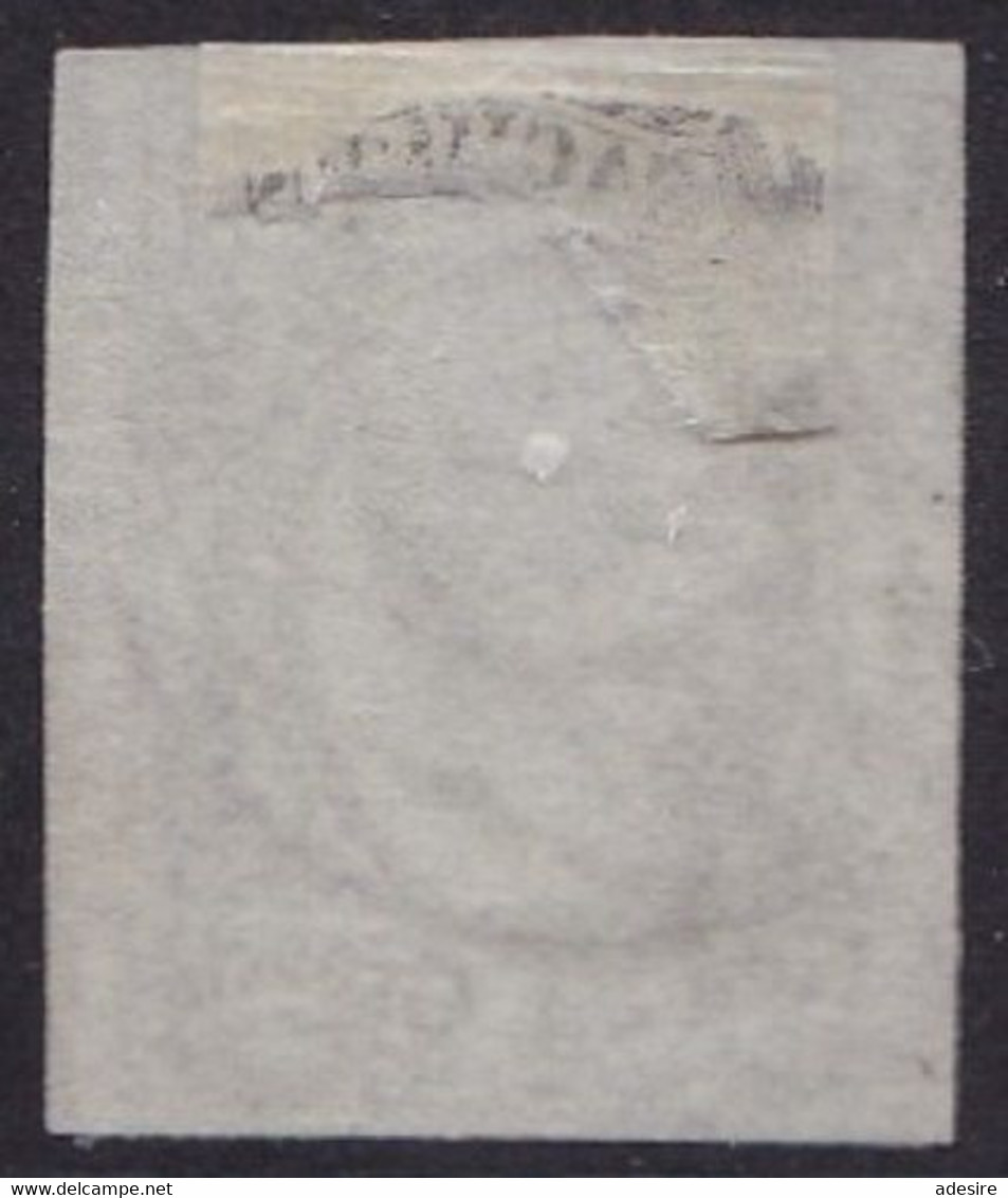 SACHSEN 1851 -- Ank3  1/2 Neugroschen Schwarz A.grau  ○ KatWert > 13 € ... - Sachsen