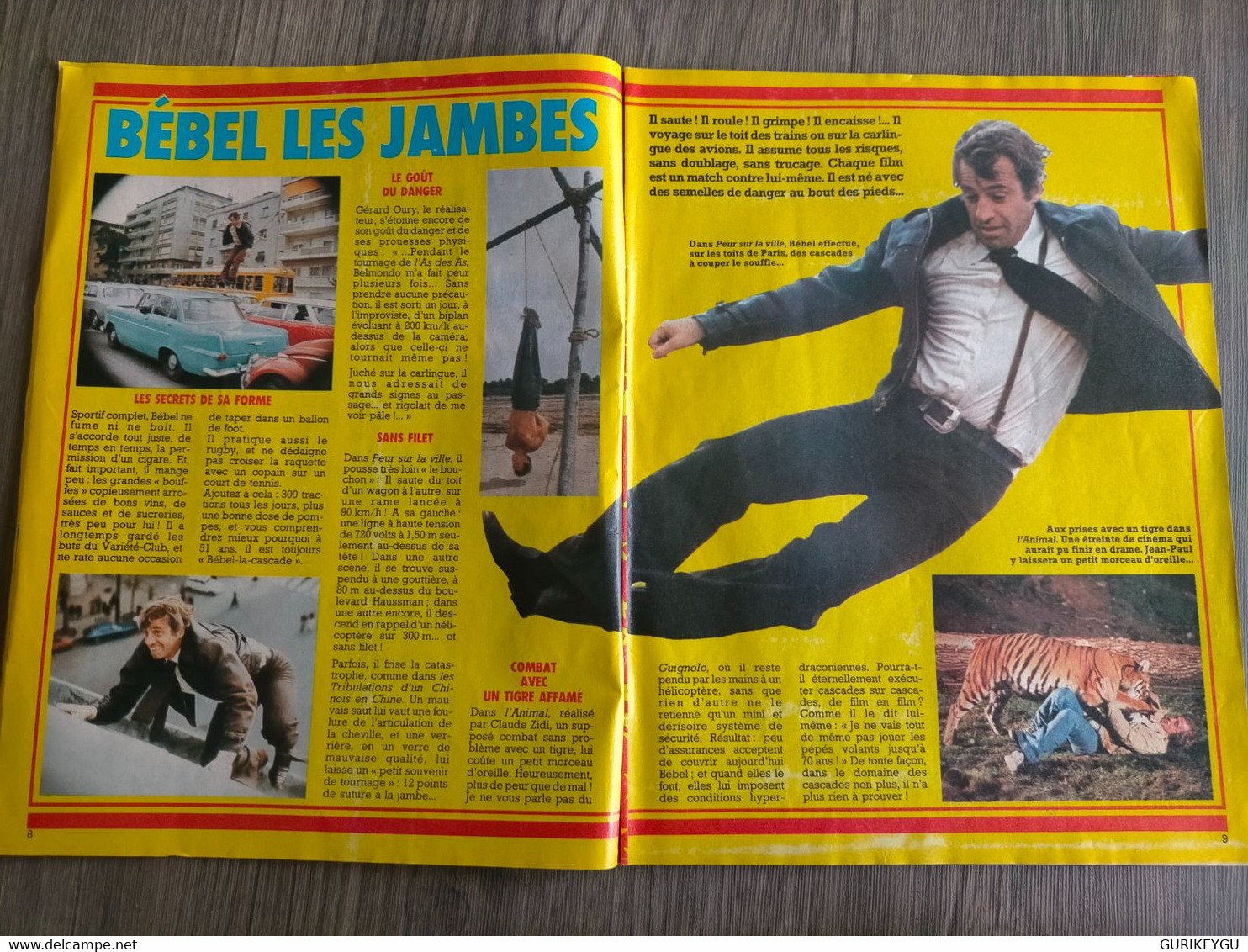 PIF GADGET N° 782 Jean Paul BELMONDO 1984 TARAO ROGER LECUREUX - Pif & Hercule