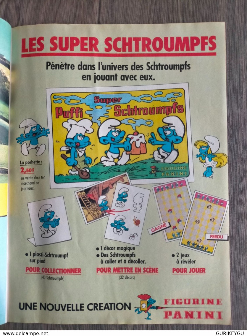 PIF GADGET N° 798 Poster LES FORBANS Les Super Schtroumpfs RAHAN L'homme Chien  1984 - Pif & Hercule