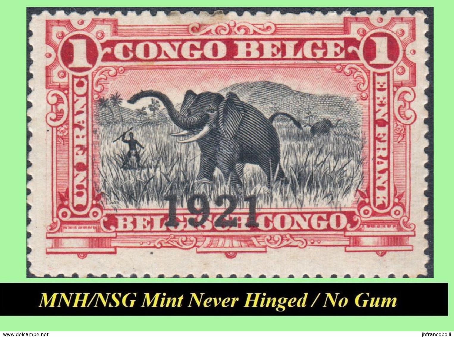 1921 ** BELGIAN CONGO / CONGO BELGE = COB MNH/NSG 085/087+89/94 MALINES "OVERPRINTED" (red Or Black) ( X 9 Stamps) - Neufs