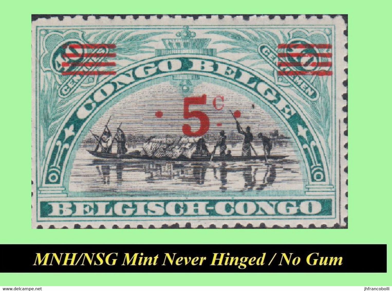 1921 ** BELGIAN CONGO / CONGO BELGE = COB MNH/NSG 085/087+89/94 MALINES "OVERPRINTED" (red or black) ( x 9 stamps)