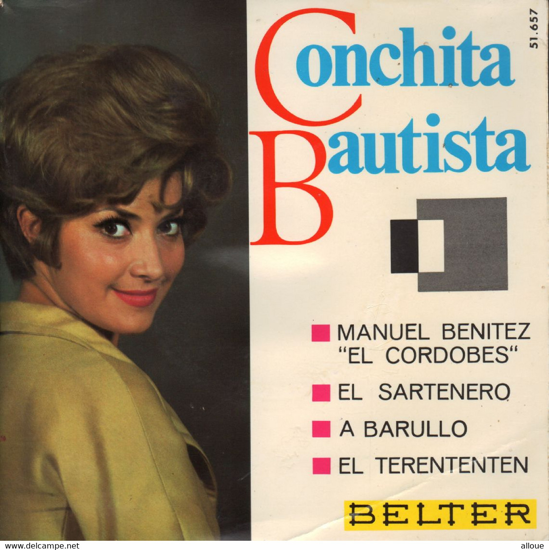 Conchita Bautista ‎– Manuel Benitez "El Cordobes" / El Sartenero / A Barullo / El Terententen - Otros - Canción Española