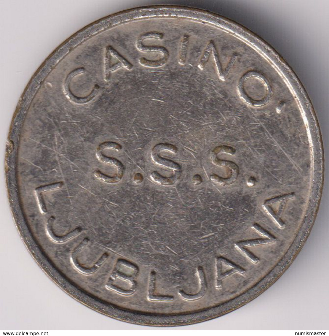 SLOVENIA , CASINO S.S.S. LJUBLJANA TOKEN - Casino