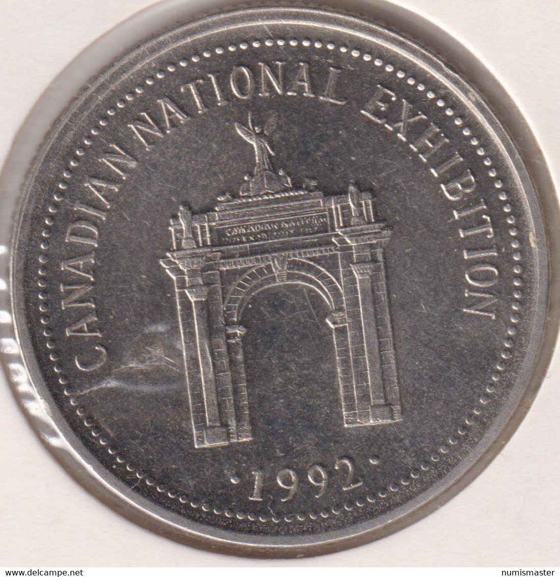 CANADIAN NATIONAL EXHIBITION , TORONTO , 1992 CASINO TOKEN - Casino