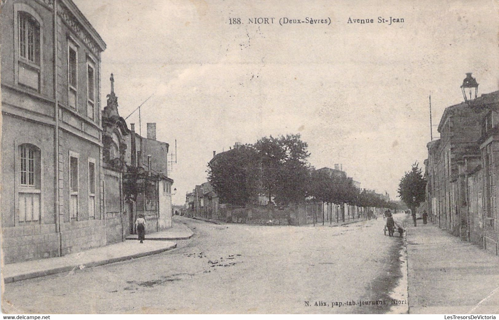 FRANCE - 79 - NIORT - Avenue Saint Jean - Carte Postale Ancienne - Niort