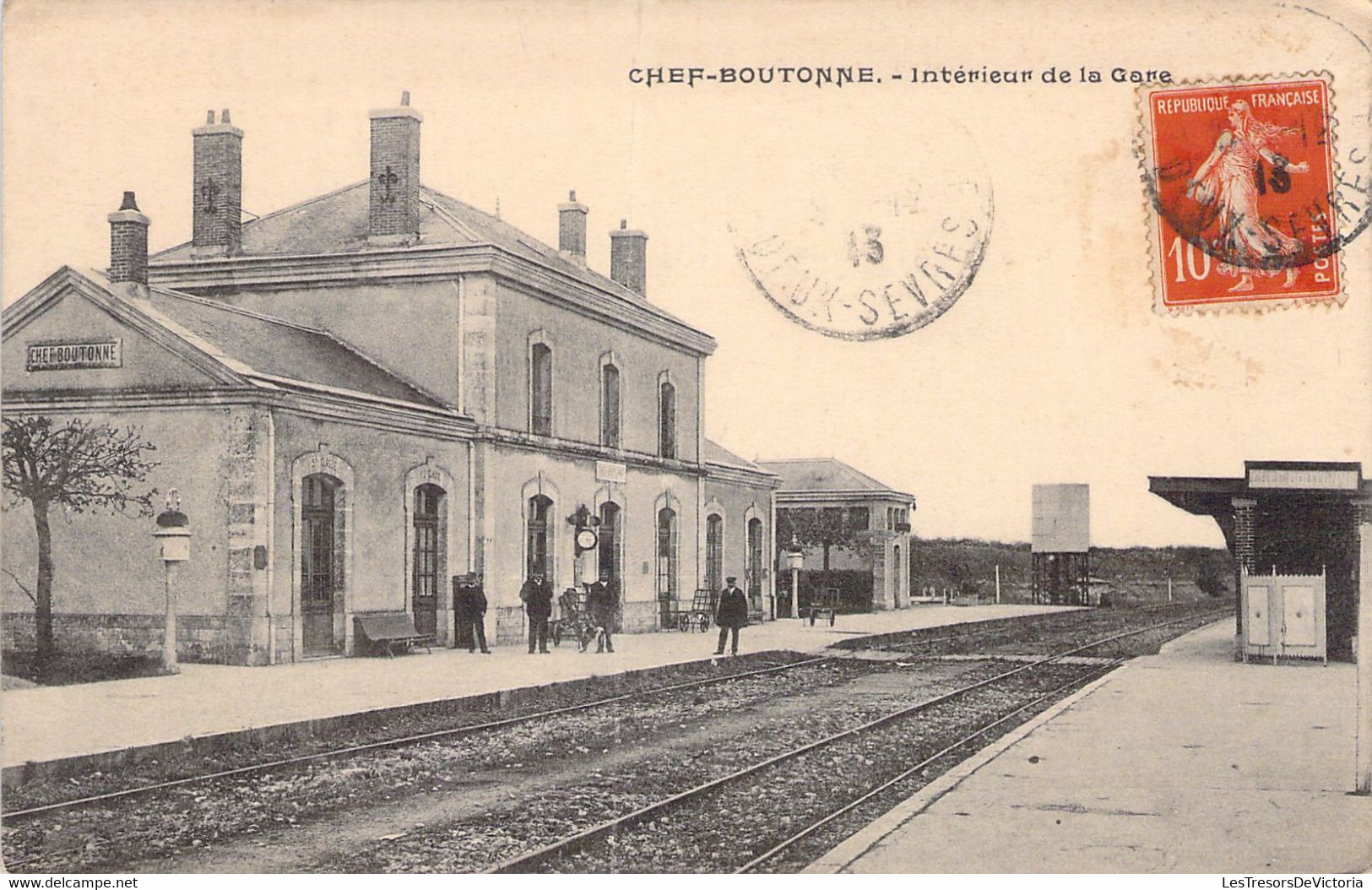 FRANCE - 79 - CHEF BOUTONNE - Intérieur De La Gare - Carte Postale Ancienne - Chef Boutonne