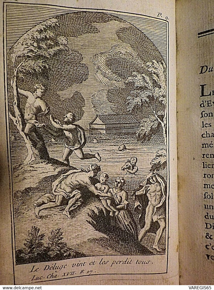 PETIT CATECHISME HISTORIQUE - HISTOIRE SAINTE ET DOCTRINE CHRETIENNE - EDITION ORIGINALE 1683 - 22 GRAVURES - Tot De 18de Eeuw