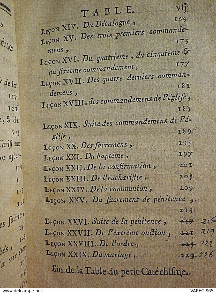 PETIT CATECHISME HISTORIQUE - HISTOIRE SAINTE ET DOCTRINE CHRETIENNE - EDITION ORIGINALE 1683 - 22 GRAVURES