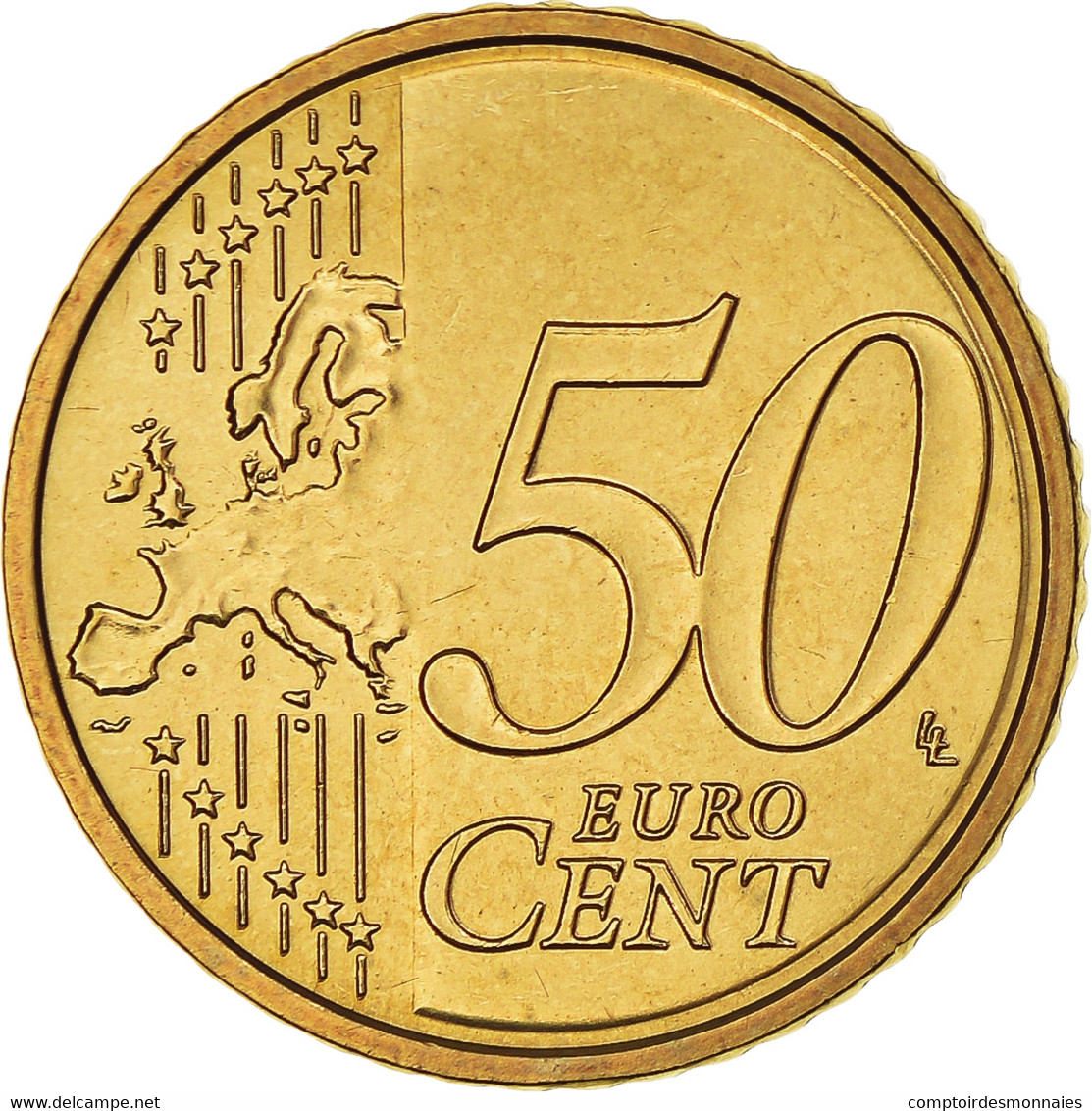 Lettonie, 50 Euro Cent, 2014, Stuttgart, FDC, Laiton, KM:155 - Latvia
