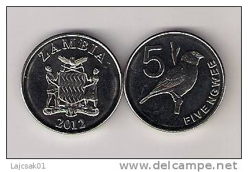 Zambia 5 Ngwee 2012. High Grade - Sambia