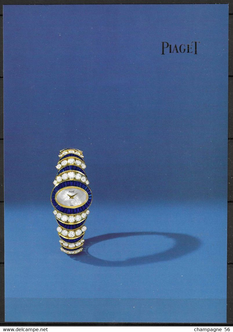 PIAGET  18 PHOTO SERIE LIMITEE EDITION N°  4  AVRIL 1983 IMPRIMEE EN SUISSE COUVERTURE  PHOTO BRILLANTE